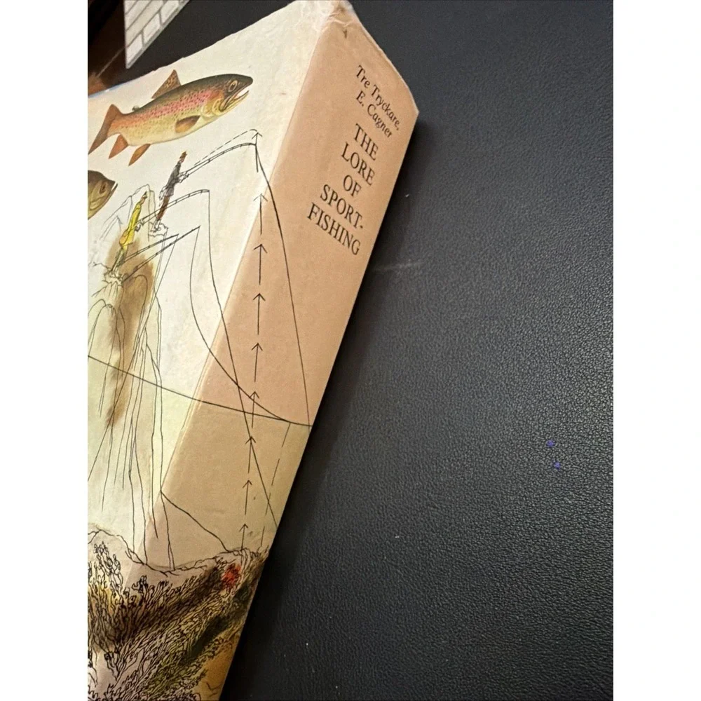 The Lore of Sportfishing by Tryckare & Cagner hardback 2500 illustrations jacke